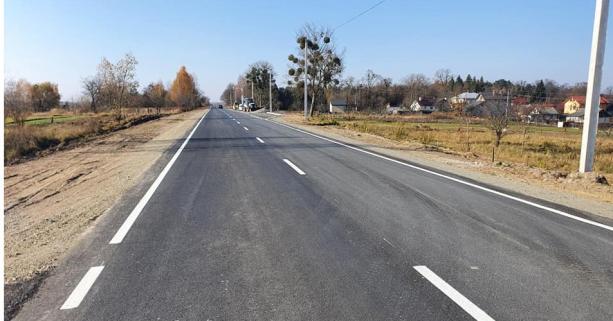 В області відремонтували автомобільну дорогу Шкло – Новояворівськ