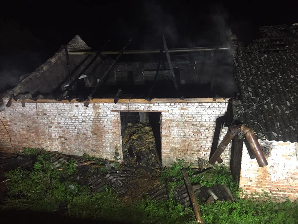 На Яворівщині вогнеборці ліквідували займання будівлі