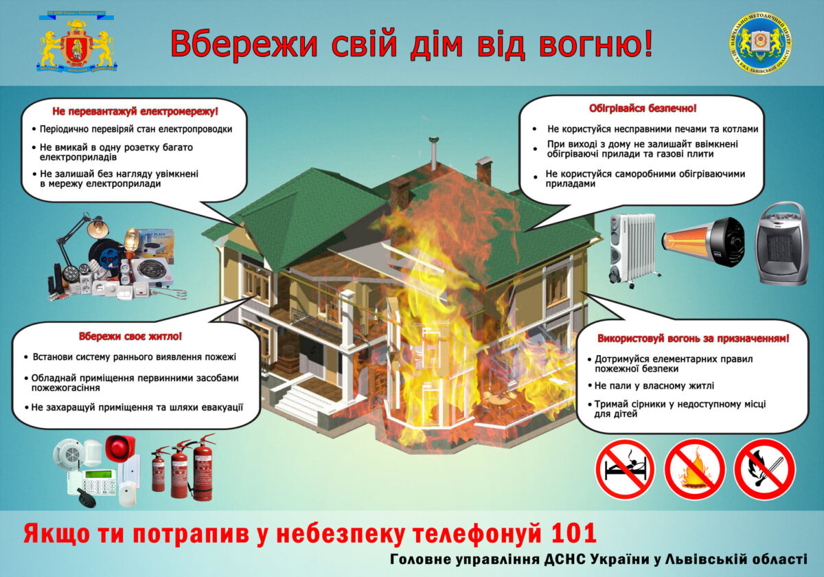 Закликаємо дотримуватись правил пожежної безпеки