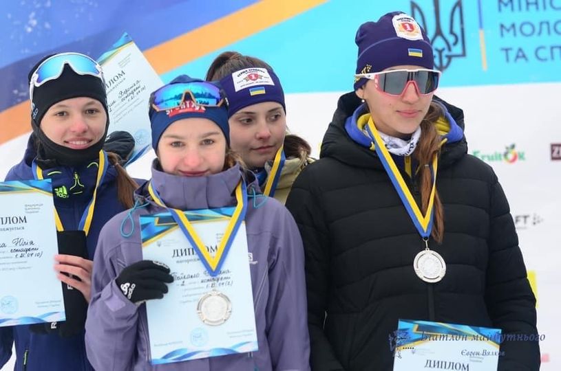Біатлоністки Новояворівська вибороли срібло на чемпіонаті України