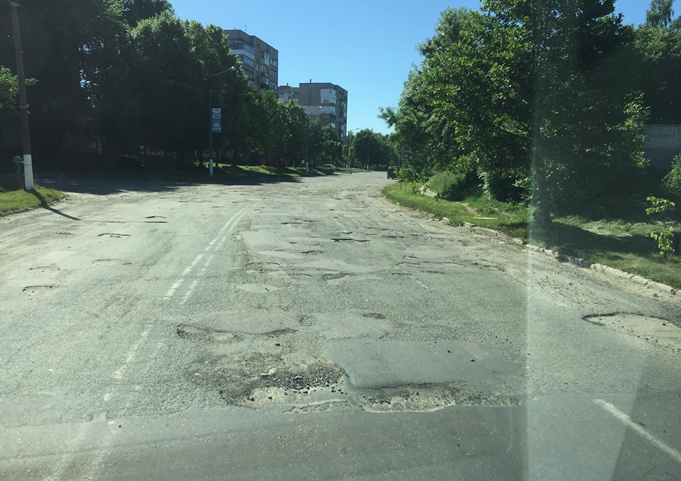 Капітальний ремонт дороги по вул. Шептицького у Новояворівську