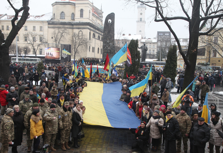 Сьогодні, 6 грудня, у Львові «Маршем захисників України»відзначили 25-ту річницю створення Збройних сил України